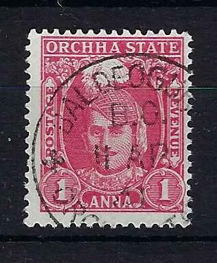 Image of Indian Feudatory States ~ Orchha SG 34 FU British Commonwealth Stamp